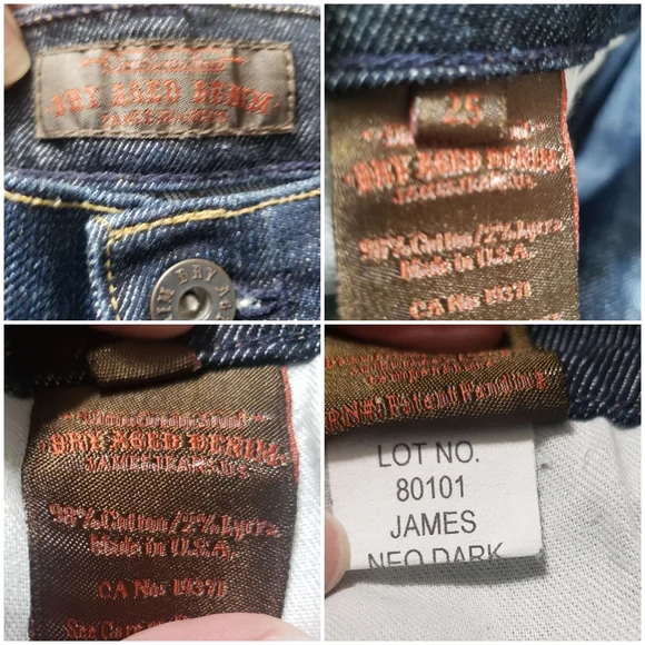 James Jeans Sz 25 NWT Dry Aged Slim Bootleg Jeans - Picture 14 of 15